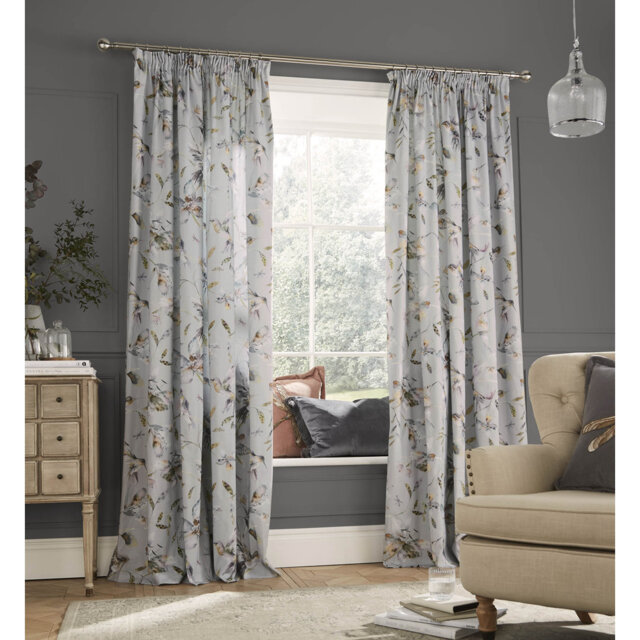 Tafuna Dawn Pencil Pleat Room Darkening Curtains