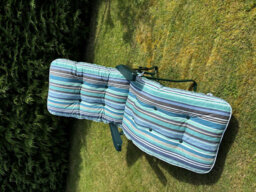 Chancler Steel Outdoor Reclining Garden Chair