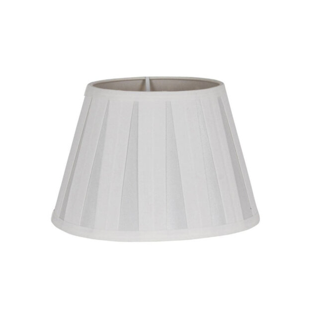 Ethel 9cm H Silk Drum Lamp Shade in White