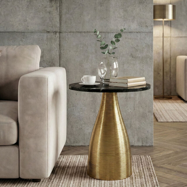 Pedestal End Table