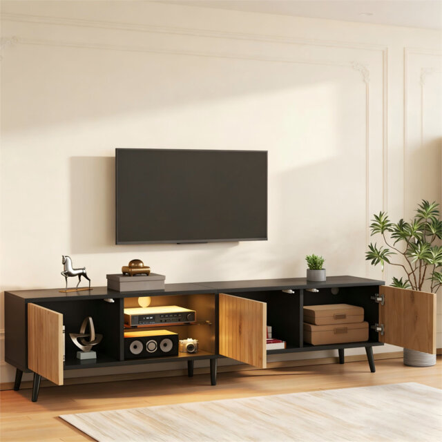 "Unfinished TV Stand for TVs up to 75"""