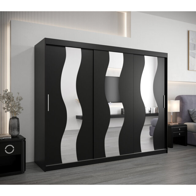Callazo 3 Door Manufactured Wood Wardrobe