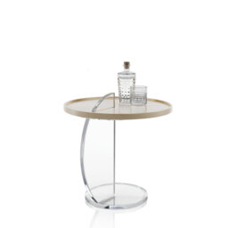Cesaire Tray Top Abstract End Table