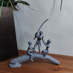 HUCKLEBERRY BOYS Iron Figurine 19cm