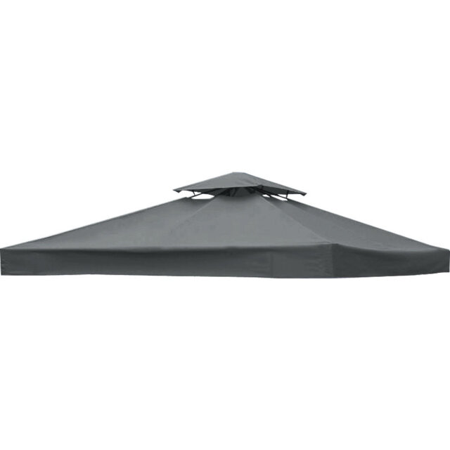 2-Tier Replacement Top Fabric for 3x3m Gazebo Pavilion Roof Canopy