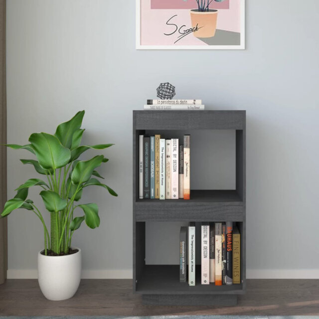 Gersu 71.2cm H x 60.2cm W Solid Wood Etagere Bookcase