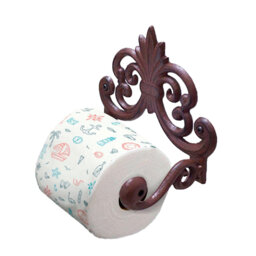 Cast Iron Toilet Paper Roll Holder,Wall Mounted,Fast,Easy And Durable
