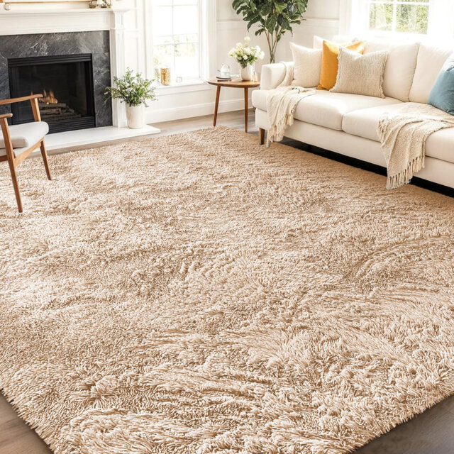 Rectangle Shaggy Area Rug