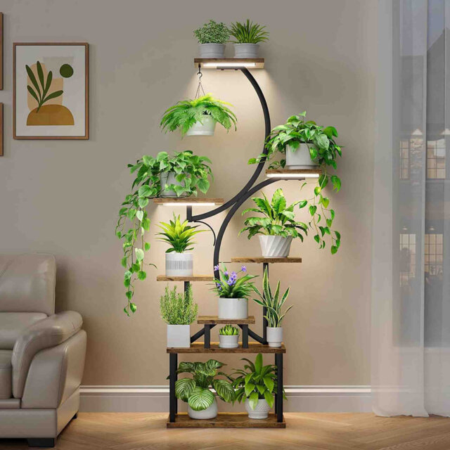 Iron Plant Stand 8 Tier