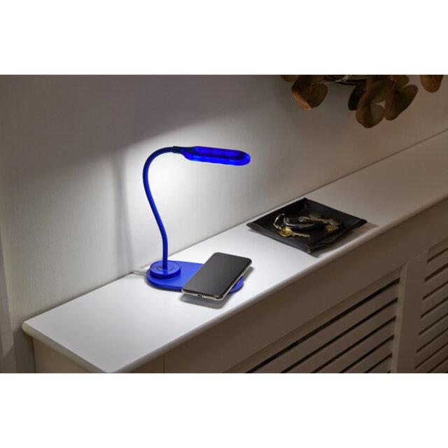 Auraglow Flexible Lamp with 10W Qi Wireless Fast Charger - Two Pack