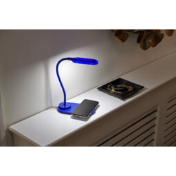 Auraglow Flexible Lamp with 10W Qi Wireless Fast Charger - Two Pack