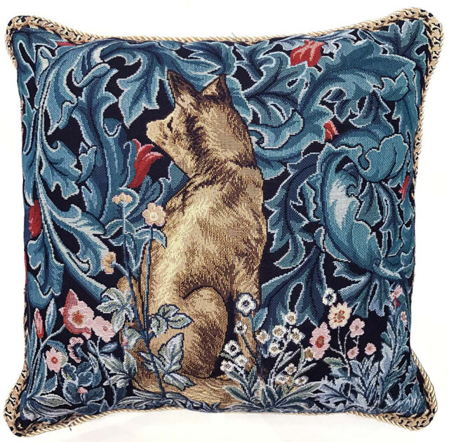 Tapestry Cushion Cover-Art-William Morris-The Fox