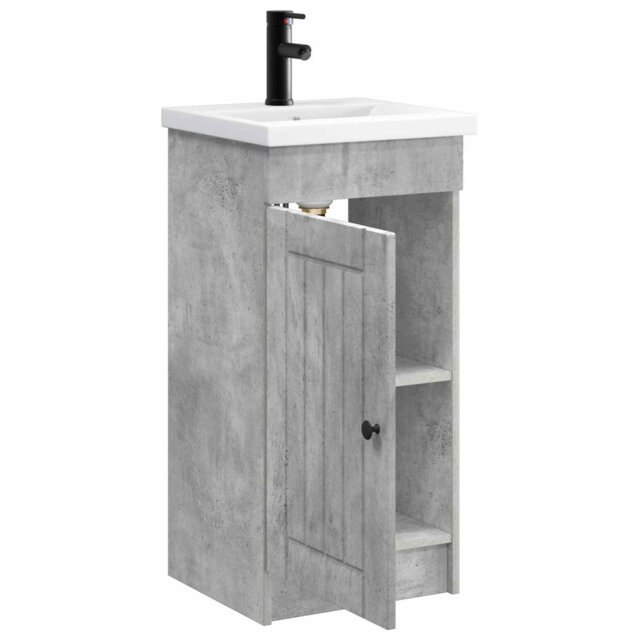 Single Bathroom Vanity with Ceramic Basin