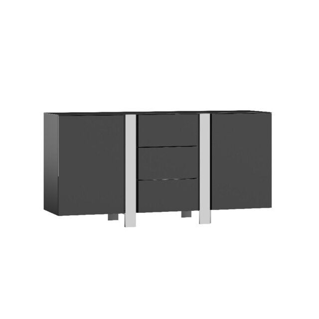 Ellinor 165cm W 3 - Drawer Chest of Drawers