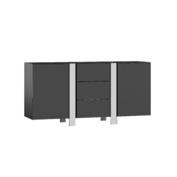 Ellinor 165cm W 3 - Drawer Chest of Drawers