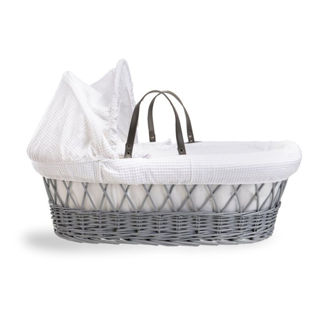 Waffle Wicker Moses Basket