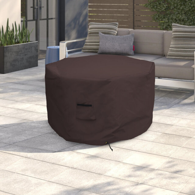Heavy Duty Multipurpose Outdoor Octagon Fire Pit Cover,Durable & UV Resistant Patio Waterproof Cover
