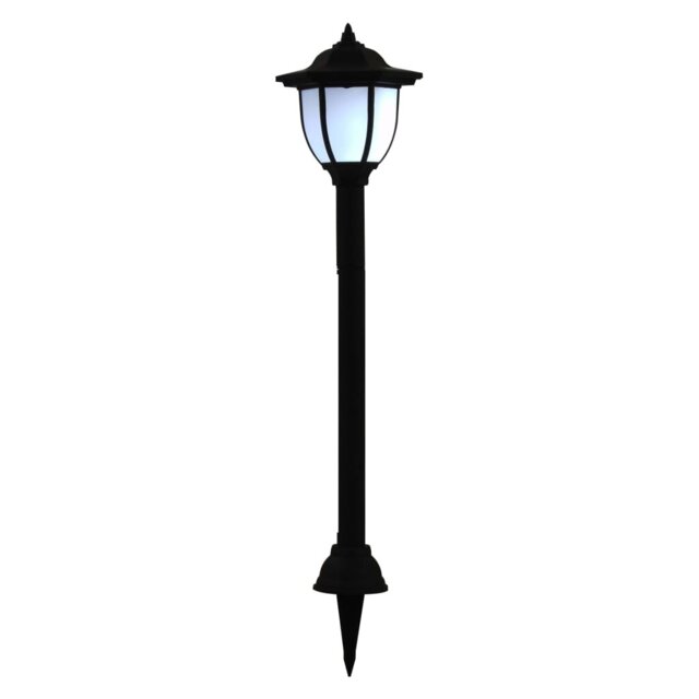 Aarabella Black Solar Powered Integrated LED Pathway Light Pack