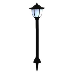 Aarabella Black Solar Powered Integrated LED Pathway Light Pack