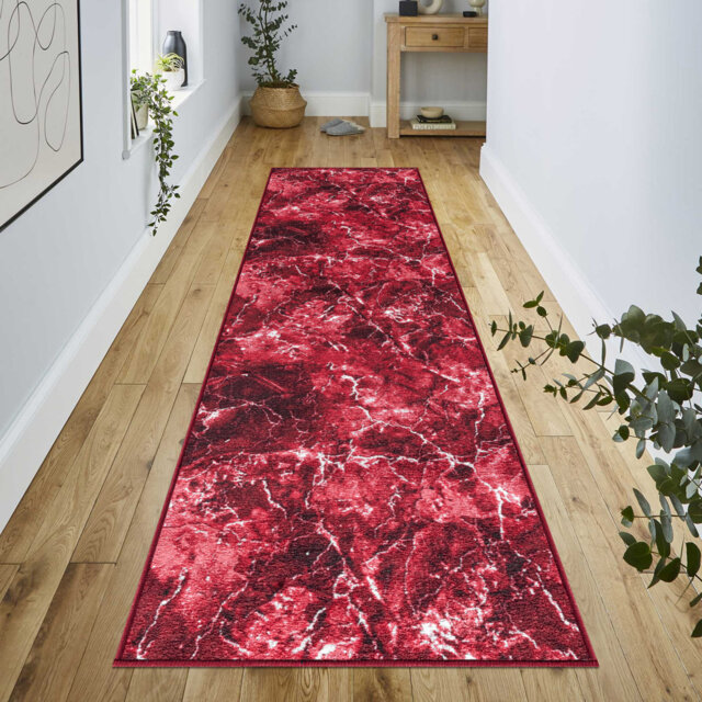 Marble Pattern Rug Solid Colour Indoor / Outdoor Area Rug