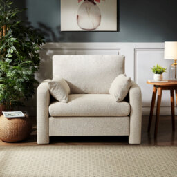 Shorewood Textured Fabric Armchair