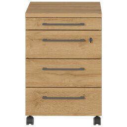 Miabella 41cm Wide 4 -Drawer Mobile File Cabinet