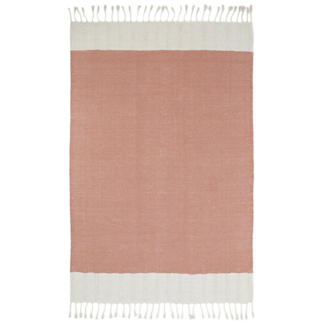 Kimberling Lucia Rose Liege Handwoven Corck Pink Rug