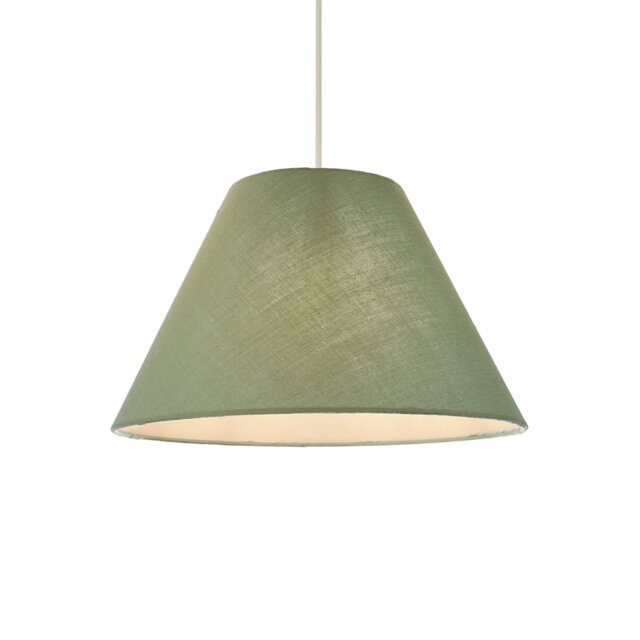 Traditional 8 Inch Vivid Cotton Fabric Coolie Lamp Shade By Happy Homewares