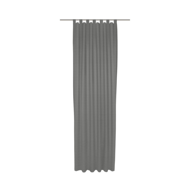 Uni Collection Light 100% Cotton Opaque Tab Top Single Curtain Panel