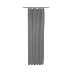 Uni Collection Light 100% Cotton Opaque Tab Top Single Curtain Panel