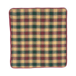 Bibeau Plaid Square Throw Cushion
