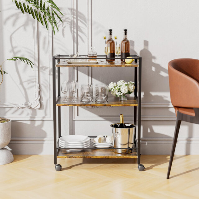 Becki Metal Bar Cart