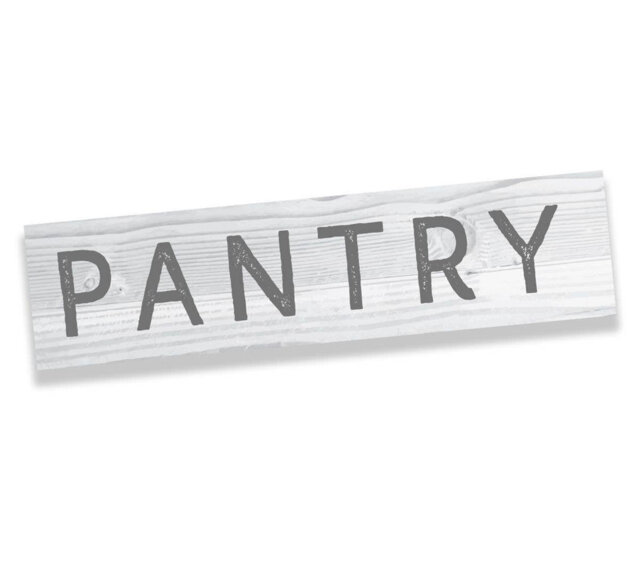 Pantry Famhouse Kitchen Door Metal Sign Plaque