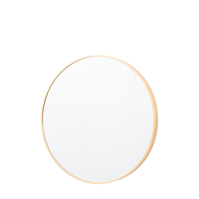 Lottie Round Metal Framed Wall Mounted Accent Mirror