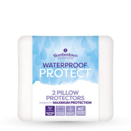 Slumberdown Waterproof Protect Pillow Protector, 2 Pack