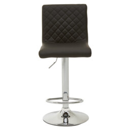 Wilksboro Swivel Upholstered Adjustable Height Counter Stool with Metal Frame