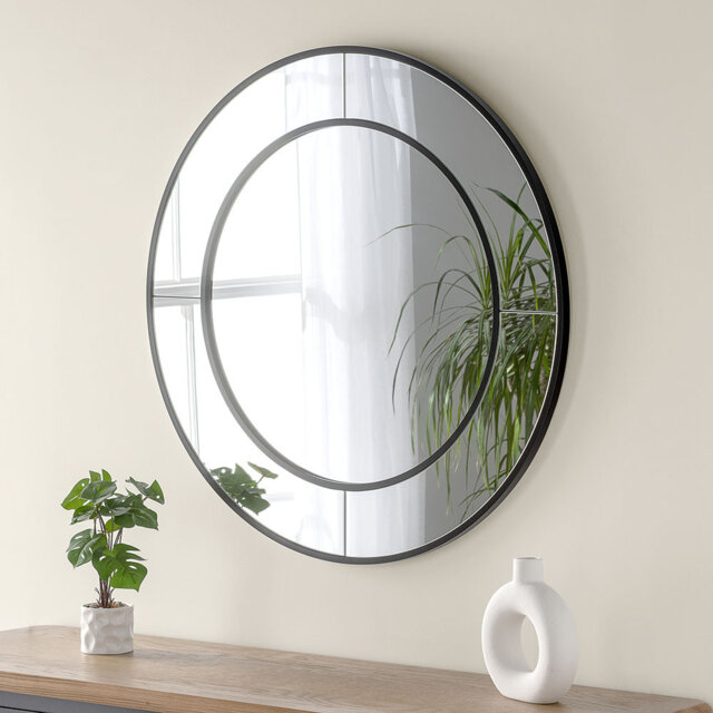 Round Contemporary Mirror