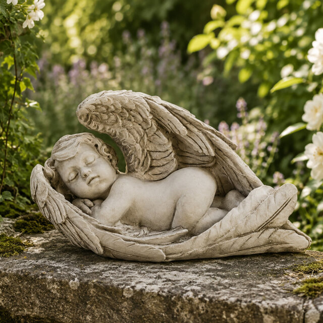 Angels & Cherubs Weather Resistant Resin Garden Statue