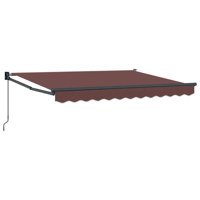 Vidaxl Retractable Awning Door Canopy Garden Patio Awning Fabric And Aluminium