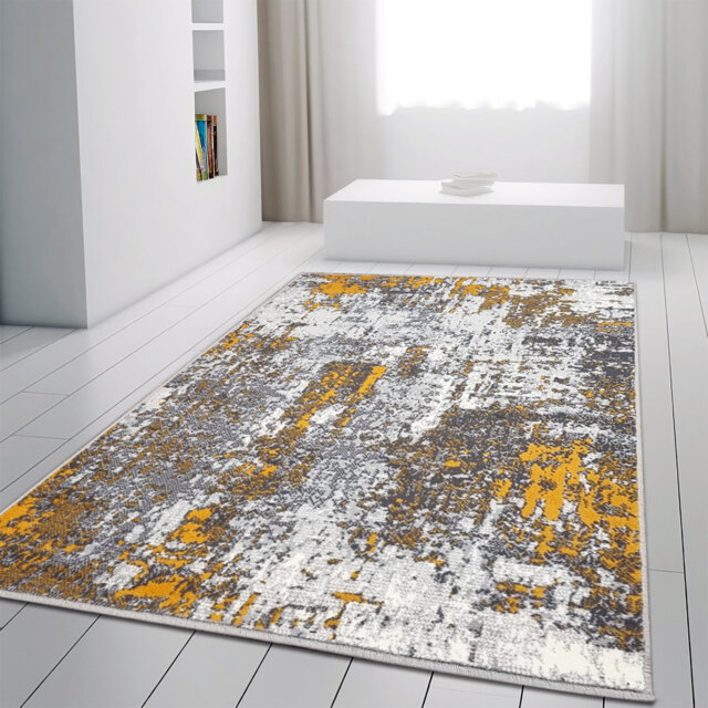 Adahlia White/Grey/Yellow Rug