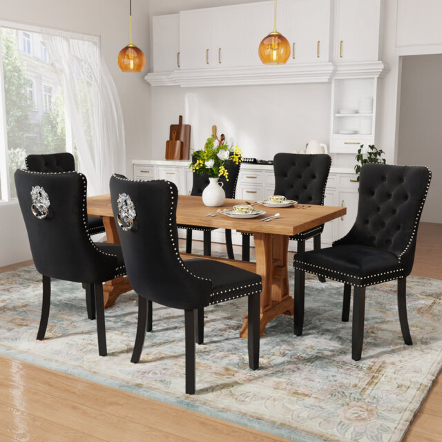 Modern Velvet Dining Chairs Dining Room Chairs Set of 6