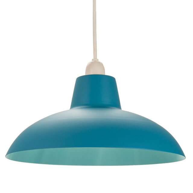 Industrial Retro Designed Matt Curved Ceiling Pendant Light Shade
