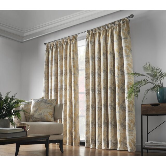 Porphyrion Fiji Pencil Pleat Curtains