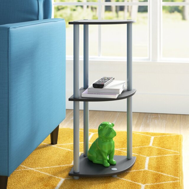 75.2cm H x 29.5cm W Corner Bookcase
