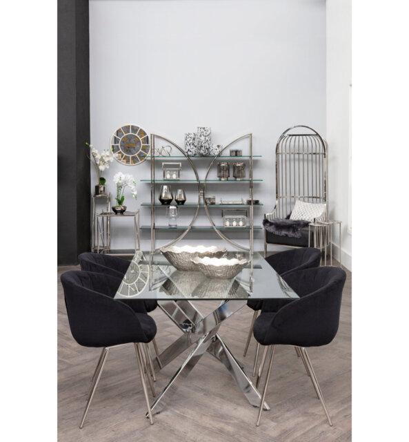 Allure Rectangular Intersected Base Dining Table