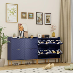 20 Pair Flip Down Shoe Storage