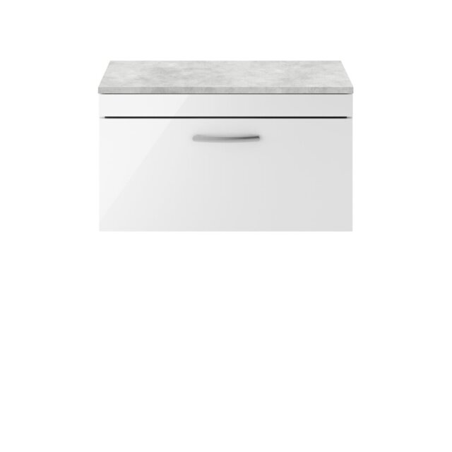 80.5Cm Wall Mounted Single Bathroom Vanity Base Only