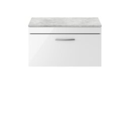 80.5Cm Wall Mounted Single Bathroom Vanity Base Only