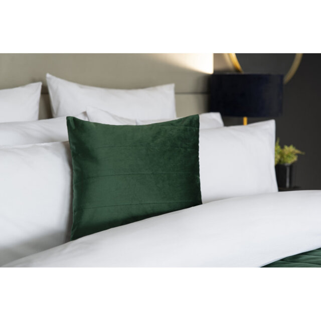 Verona Polyester Solid Colour Sham with Pillow Shams Included