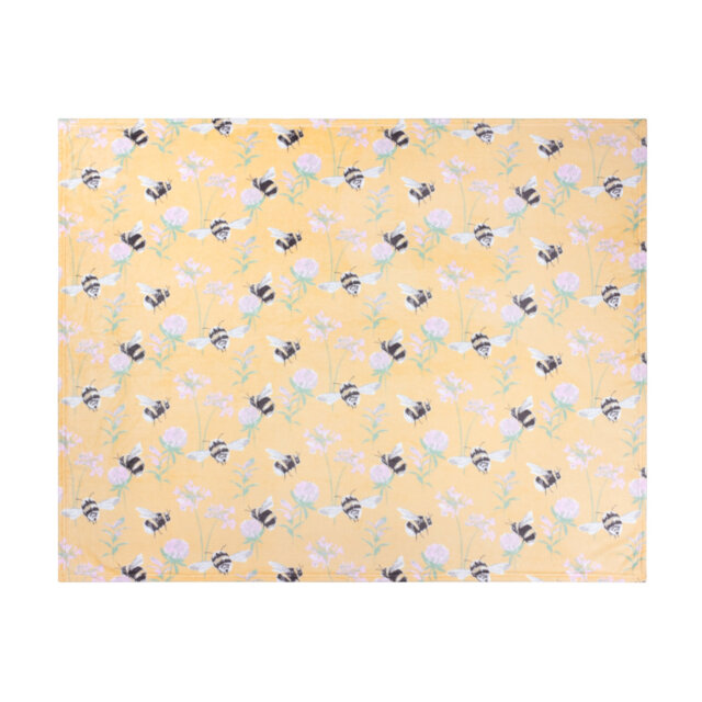 Country Bee Throw Blanket